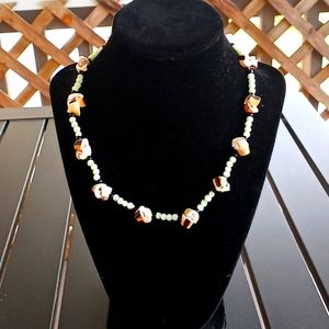 Mexican jewelry  beaded Necklace